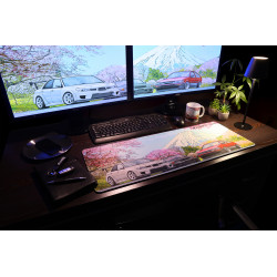 DESK PAD GDB/BNR32/AE86 CHERRY BLOSSOM MT.FUJI