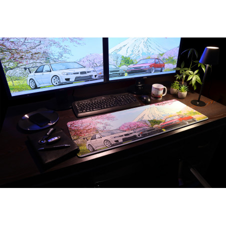 DESK PAD GDB/BNR32/AE86 CHERRY BLOSSOM MT.FUJI