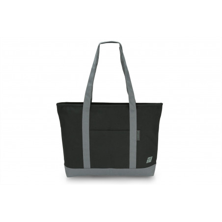 ZIP TOTE BAG BLACK